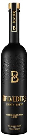 Belvedere Dirty Brew 70cl 30% | Spiritueux au café à base de vodka. Arômes intenses d'expresso et notes de caramel. Idéal en shot ou sur glace.