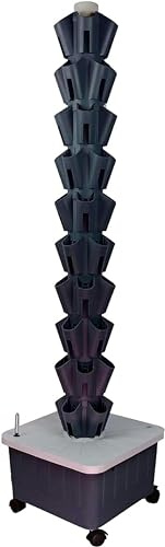 Sistema di Coltivazione idroponica Tower Tower, 8 strati/10 strati/12 Strati, Kit Completo per la Coltivazione di Erbe aromatiche da Interno, 1 pz.