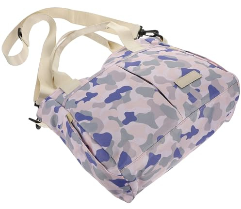 Gatuida Wasserfeste Babyaufbewahrungstasche aus Nylon mit Getrennten Fächern für Flaschen Trockene und Nasse Bereiche Modische Mama Tasche für Unterwegs