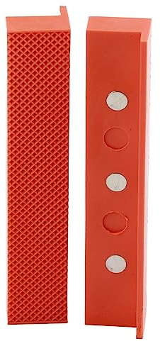 1 Set Protector Jaw TPU Magnetic Vise Protective Pad Clamp Tool Accessories, Hand Tool Clamp, Premium Thermoplastic Polyurethane Rubber with Rugged Embedded Magnet for Wood Metal P (6)