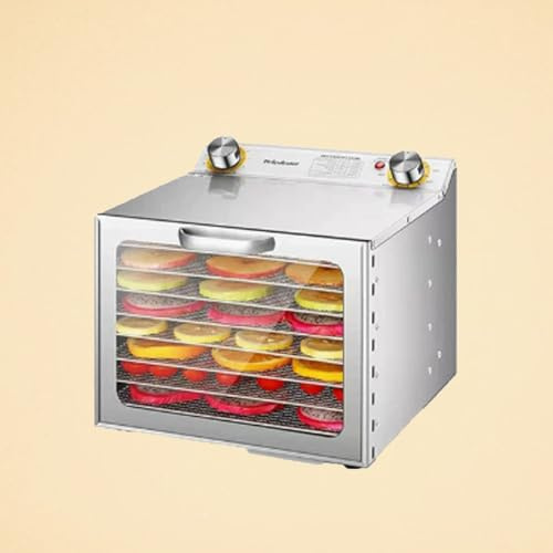PweKzxt Temporizador Deshidratador De Alimentos, Deshidratador De Alimentos, Secador De Frutas Y Verduras, MáQuina EléCtrica para Conservar Alimentos, para Frutas, Carnes Y Verduras. B