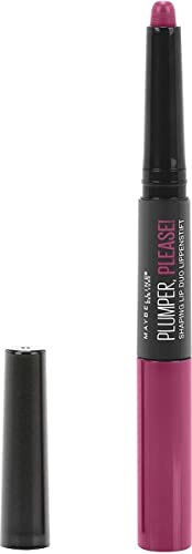 Maybelline New York Plumper Please Lippenstift in 230 Exclusive, 1er Pack (1 x 1 Stück)