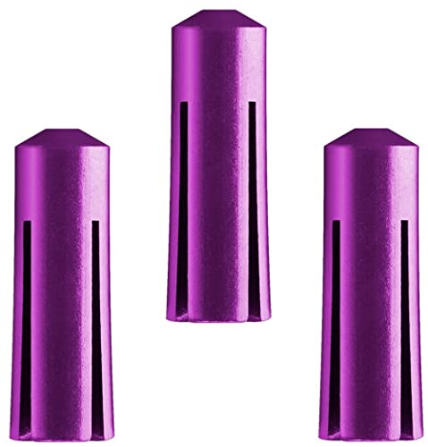 THOR-DARTS Flight Protector dart i aluminium i 10 färger flygskydd violett, lila flygskydd, flygskydd, lila flygskydd, lila flygskydd (2 set (6 stycken), lila)