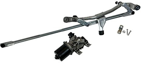 D2P Windscreen Wiper Motor And Linkage Replacement - Front - Compatible With 2013-2020 Renault Clio Mk4 Rhd Replaces 288603753R