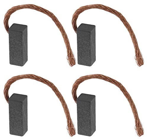 The Lord of the Tools 2 Pairs Motor Carbon Brushes 4x4x12mm for Car Truck Additional Water Pump Automobile Wiper Window Regulator Electric Motor Repair Parts