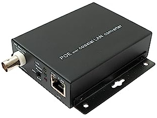 System-S 75 Ohm IP Extender Set LAN RJ45 a BNC cavo coassiale nero