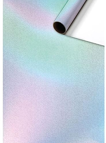 Geschenkpapier Rainbow Hologramm 1 Rolle 70 x 150 cm Regenbogen Stewo