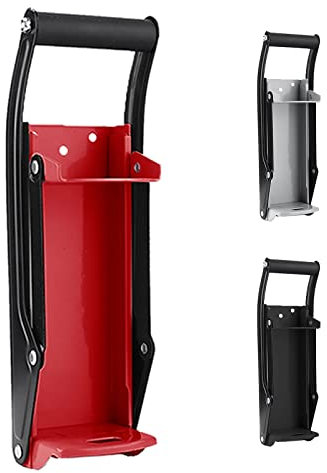 Trituradora de latas y abrebotellas, herramientas de reciclaje para reciclar latas de sodas y cerveza de aluminio de 500 ml (rojo)