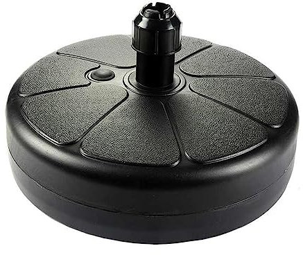 Delorm Outdoor Parasol Base Round Plastic Heavy Duty Parasol Base 20kg/25kg Filled Water Injection Sand Filling Base Movable Wear-resistant Anti-slip Umbrella Base