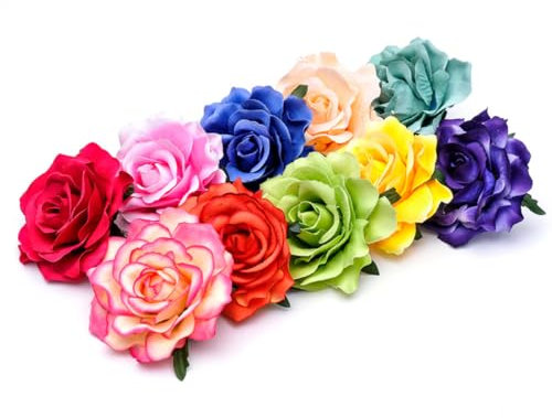 minkissy 15pezzi Fermagli Per Fiore Barrette Multicolore Per Feste Matrimonio e Occasioni Speciali Accessorio Elegante Per Donne e Ragazze