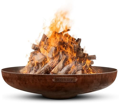Braciere da Giardino - MOODZ Outdoor Living - Barciere - Corten - Bracere da Giardino Esterno (Corten, Ø80 cm)