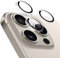 ESR Protezione per le lenti della fotocamera per iPhone 15 Pro Max/15 Pro/14 Pro Max/14 Pro, Individuali, Ultra resistenti ai graffi, Vetro temperato ultrasottile, Serie Armorite, 1 set, Trasparente