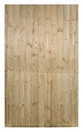 Castle Wooden Flat Top Garden Gates Tongue & Groove Arch Arched Wood Timber (750mm Wide x 1800mm High CA30)