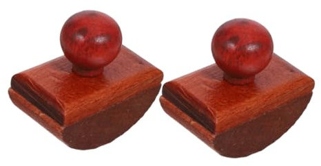 DIYEAH 2stücke Holz Joystick-tintenlöscher Für Schreibtisch Rollender Tintenlöscher Mit Hoher Saugfähigkeit Kleiner Tintenlöscher Für Füllfederhalter Antik Stilisiert Tintenabsorptionswer
