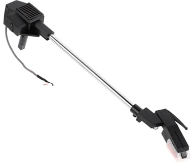 HANABASS Schwarzer Tonarm und Soundwiedergabe für Plattenspieler aus ABS und Metall mit Einfacher Installation des Plattenspielerarms für Reparatur und Austausch