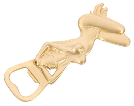 iplusmile Décapsuleur En Laiton Vintage Pour Bouteille De Bière, Design Féminin, Ouverture Facile, Usage Domestique Et Bar, Outil Professionnel Polyvalent