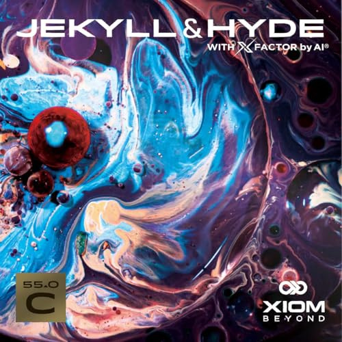 Generisch XIOM Jekyll & Hyde C55.0 revêtement de tennis de table - Rouge, 2,1 mm