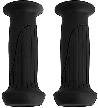 CRDARAAV 2 empuñaduras de manillar de bicicleta para niños, para bicicletas BMX, niñas, niños, color negro