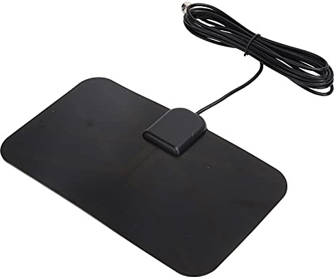 Generic Digital Antenna High Gain Signal Enhancement for Smooth TV Viewing Compatible with 720p, 1080i, 1080p / ATSC Black Small Grid Pattern for Living Room