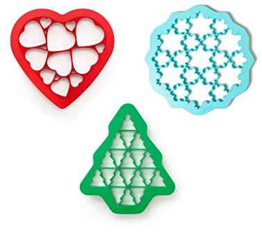 Lékué Weihnachtskeksausstecher, 3er-Set