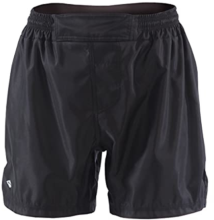 Matman USA Fight Shorts Men's Boys Poly Microfiber Wrestling Boxing MMA BJJ Weightlifting (US, Alpha, Small, Regular, Regular, Black)