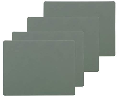 Lind DNA - Tischset Square L, 35 x 45 cm, Nupo pastellgrün (4er-Set)