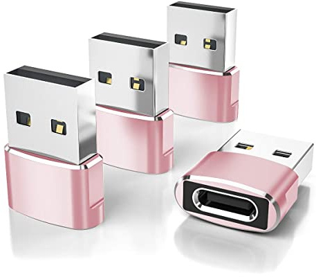 Elebase for Samsung Galaxy S26 Adapter,USB to USB C Car Charging Adapter