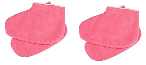 FRCOLOR 2paare Wachs-therapie Fußabdeckungen Paraffin Fußpflege Socken Für Feuchtigkeitsspendende Fußbehandlung Für Spa Zuhause Zur Intensiven Hautpflege Und Fußentspannung