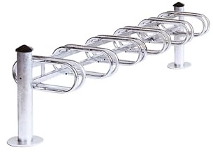 PROCITY | Fahrradständer MERCURE | 6 Stellplätze | einseitig | feuerverzinkt