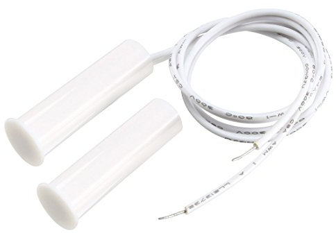 Ersatzteile Einbau-Wireless-Sicherheitsfenster-Tür-Sensor-Alarm-Magnet-Reed-Schalter Weiß RC35