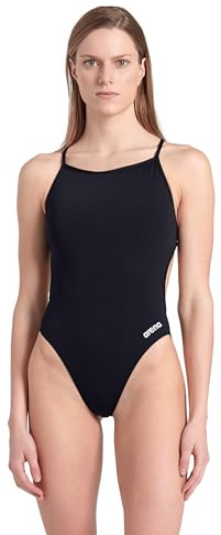 Arena Damen Solid Team Swimsuit Lace Back MaxLife Open Back Bathing Suit Athletic Swimwear Badeanzug (1er Pack)