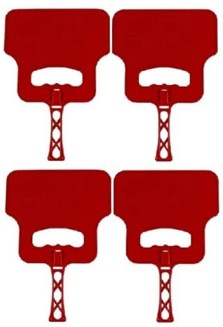4 Stück Grillfächer, Grillfächer Wedel, Grillgebläse, Anzündhilfe Grill, BBQ Barbecue Fächer Lüfter, Handventilator für Grill, Handventilator für Holzkohlegrills, Handgebläse zum Kochen im Freien