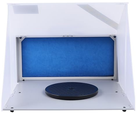 TouTToNG Airbrush Absauganlage 3m³/min 25W Intelligentes Airbrush-Studio für Farbnebel Außenluft, Spray Booth Licht Farbnebel Absaugung Spritzkabine