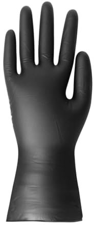 Hygiplas Vinyl Powder Free Glove Black - Size M (Pack 100)