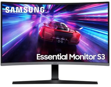 Samsung Monitor S39GD (S27D396GAU), Curvo (1800R), 27'', 1920x1080 (Full HD), VA, 100Hz, 4ms (GtG), D-Sub, HDMI, Ingresso Audio, Eye Saver Mode, Flicker Free, Speaker Integrati