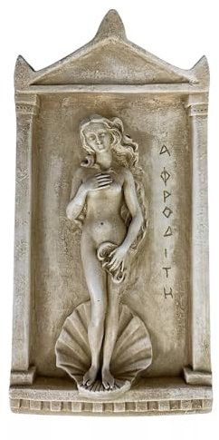 Wanddekoration, Motiv: Geburt der Göttin Aphrodite, Venus, Hartputz, Relief, 32 cm