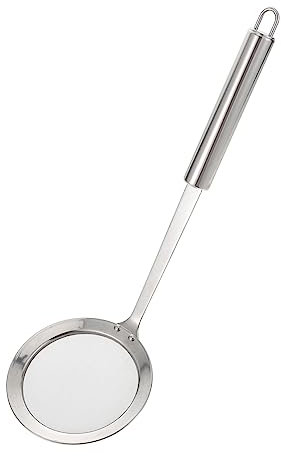 NOLITOY Colino Acciaio Con Manico Lungo Scolapasta Maglia Fina Per Schiumatoio e Filtraggio Preciso in Cucina Ruggine e Facilmente Lavabile