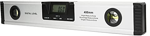 Itonash Regla de Nivel Láser Digital de 40 Cm, Nivel de Burbuja Vertical Horizontal con Base Magnética y Retroiluminación LCD, para Instalación de Equipos, Construcción de Edificios