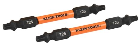 Klein Tools 32496HD Replacement Bit for Klein Tools Multi-Bit Screwdriver/Nut Drivers for Cat. Nos. 32313HD, 32315HD, 32305HD, Impact-Rated Proflex Bits, #20 TORX and #25 TORX Tips