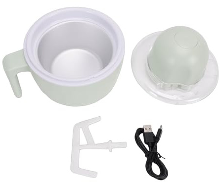 BAOFUYA Sorbetière Automatique 1200 MAh 500 Ml pour la Fabrication de Glaces, Yaourts Glacés et Sorbets, Idéale pour la Cuisine et les Préparations artisanales. Facile à utiliser.