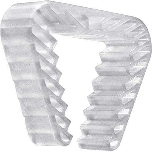 FELGNER Fensterklammer, Fensterstopper transparent klar aus Kunststoff - für Fensterrahmen von 3 bis 5 cm - Verhindert das Schließen von Fenstern z.B. beim Lüften - 2 Stück (Spar-Set)…