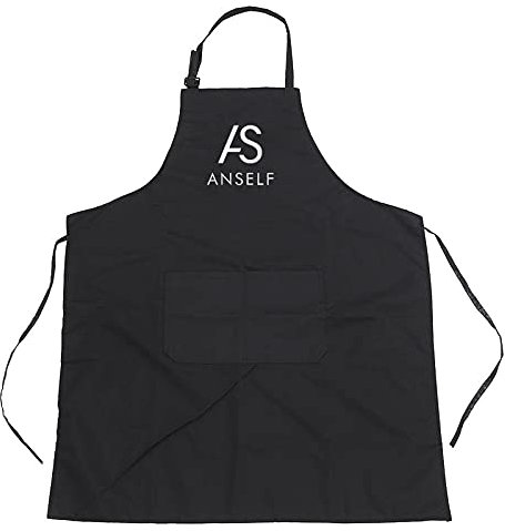 Schwarz Friseur Sch¨¹rze Salon Friseur schneiden Barber Cape einstellbar mit Taschen