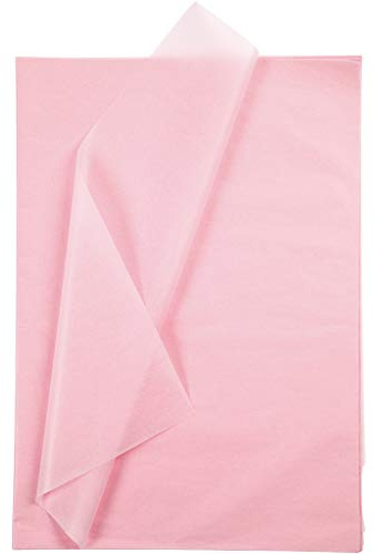 CREATIV 20088 Seidenpapier, Bogen je 50 x 70 cm, 14 cm, rosa, 25 Blatt
