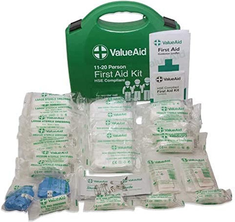 Value Aid HSE Compliant Workplace First Aid Kit for 20 Person