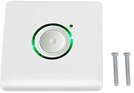 Goshyda Interrupteur de réglage de synchronisation Durable, Interrupteur de minuterie de Retard Tactile de lumière LED extérieure AC110-250V Réglage de synchronisation à 16
