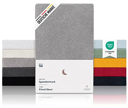 Blumtal frotté underlakan - Cuddly soft underlakan, Oeko-Tex certifierad, olika färger och storlekar