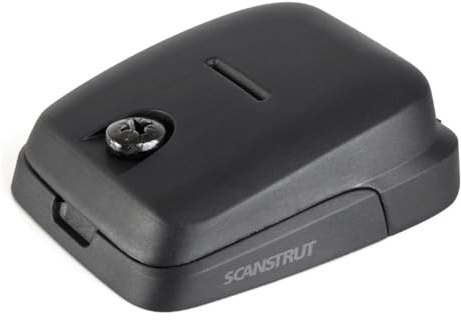 Scanstrut DS-HD6-BLK - Sello de cable horizontal doble, prensaestopas impermeable para cables de 5 a 6 mm, clasificación IP68, plástico resistente a los rayos UV, ideal para paneles solares, barras de