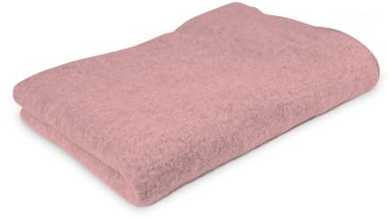 Ehrenkind® Walkdecke | Wolldecke Schurwolle | Babydecke | Kuscheldecke | Bio-Wolle & Bio-Baumwolle | Outdoor Decke | Rose 90x110cm