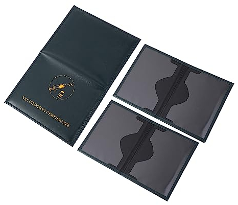 STOBOK 15 Stk Impfkarten-set Inhaber Einer Buskarte Protektor Mit Lanyard Klarer Visitenkartenhalter Klarer Stand Armschienen Aus Leder Rekordkarten Fall 4x Impfbuch Doppelkarte Pu-leder