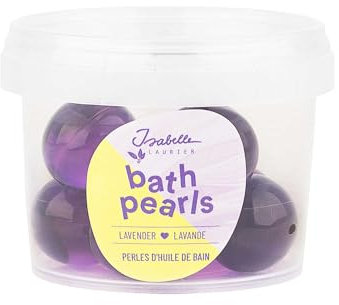 Isabelle Laurier - Set di 8 perline da bagno per bambini e adulti - Additivi da bagno al 97% di ingredienti naturali - profumo di lavanda